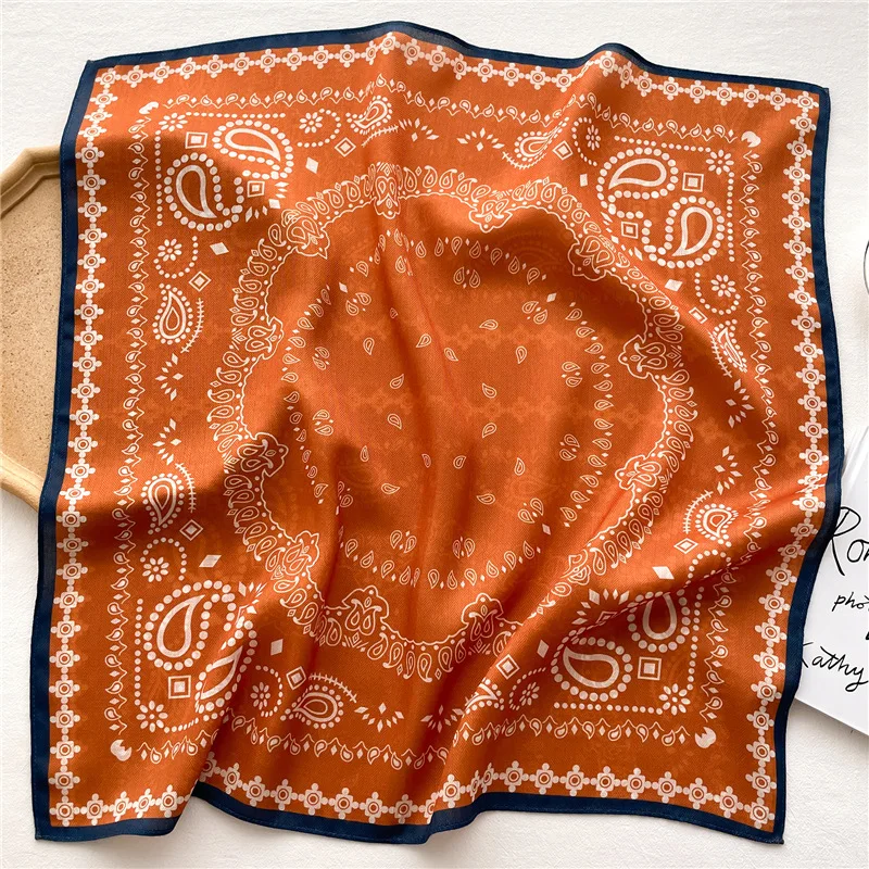 Bandana Cotton - Reine Baumwolle Frauen Schal Quadrat Foulard
