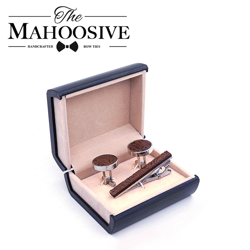 Tie Bar Set Gift - 2019 MANSCHETTENKNÖPFE KRAWATTE CLIPS SET Männer