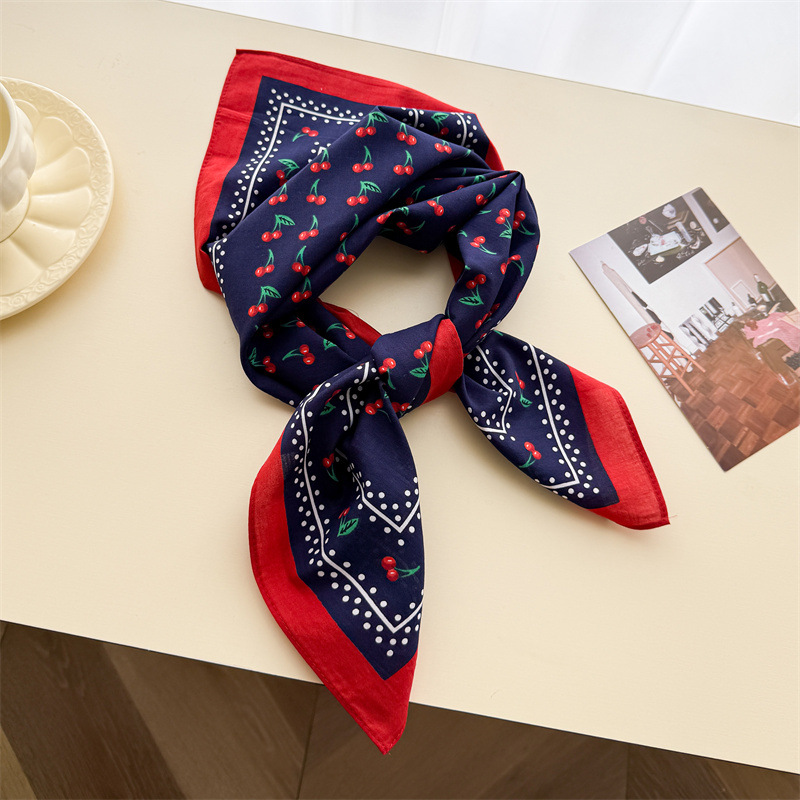 Bandana Cotton - Luxuriöser Baumwollschal Hijab Damen-Turban Kopftuch Schal