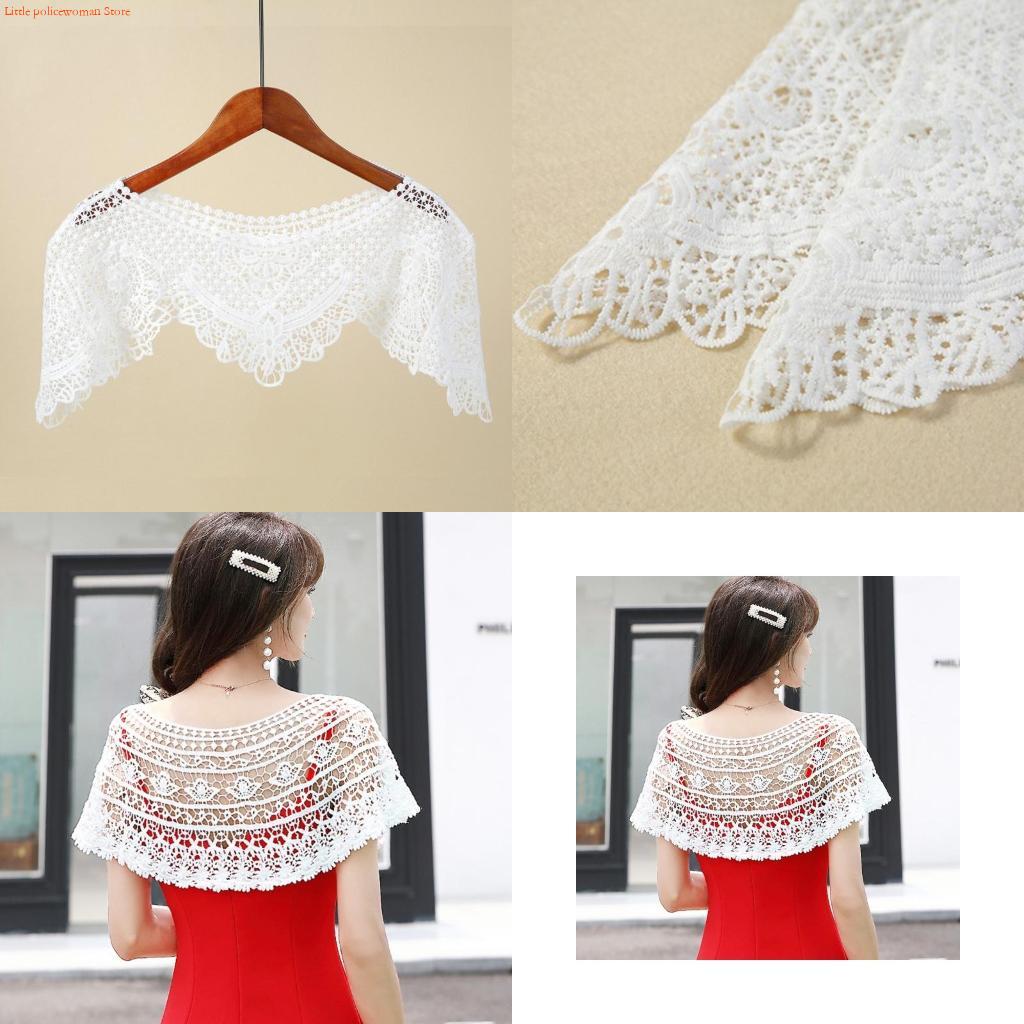 Stole Wedding Shawl - F92D Frauen Stickerei Floral Spitze Schal