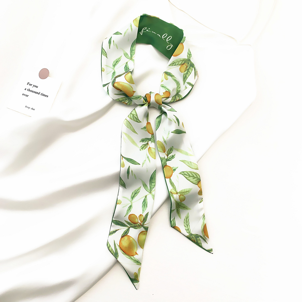 Face Scarf Mask - 2025, Sommer, neue frische Frucht-Serie, seidenähnlicher