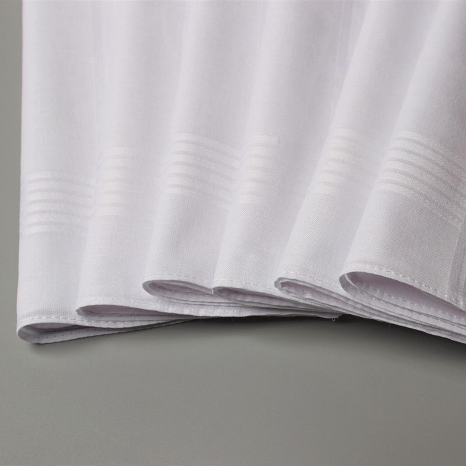 Handkerchief Cotton Men - 6x Herren-Taschentücher, Geschenkset, weiche Bandanas, Einstecktücher