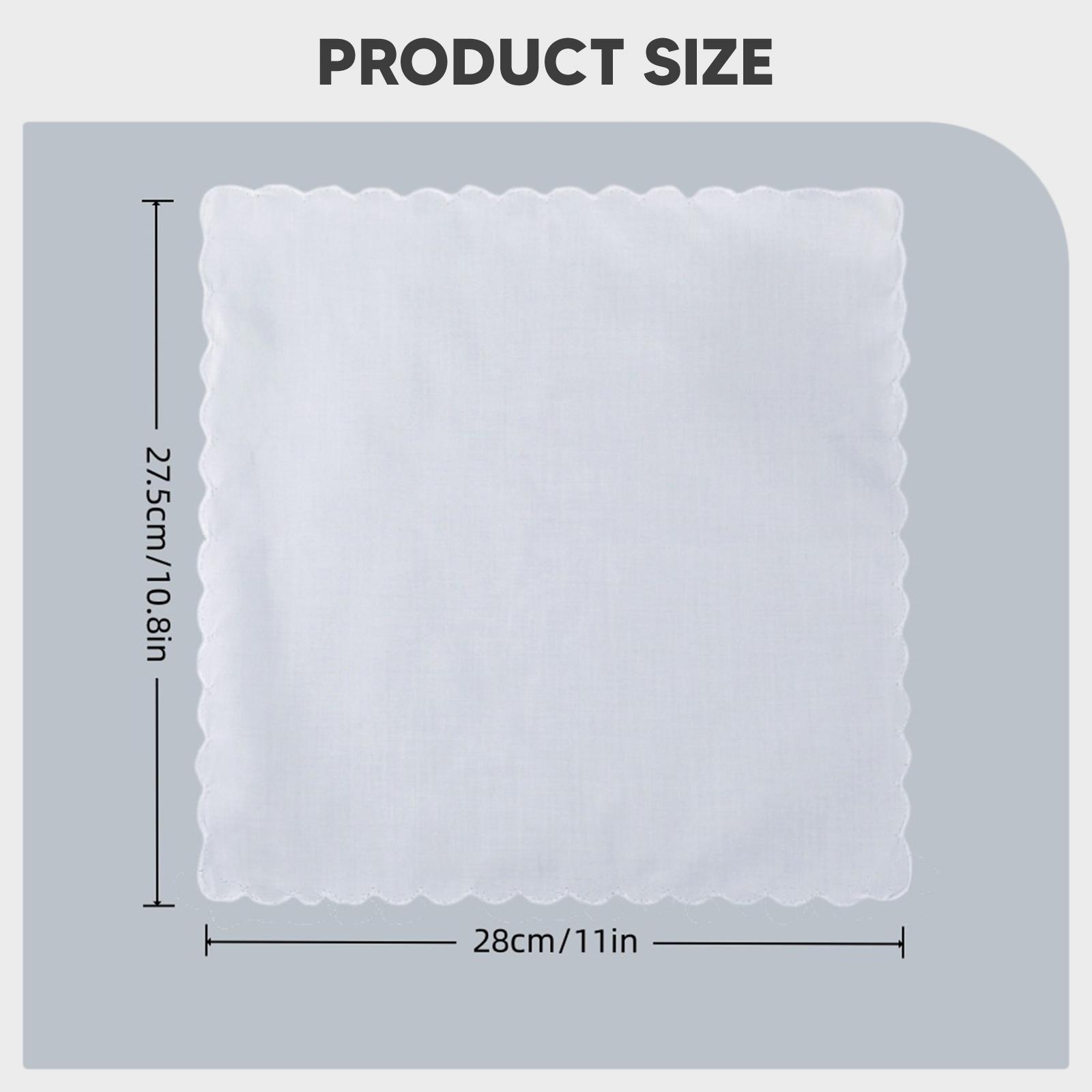 6 Stück Baumwoll-Taschentücher – Handkerchief Cotton Men Bewertung und Preis