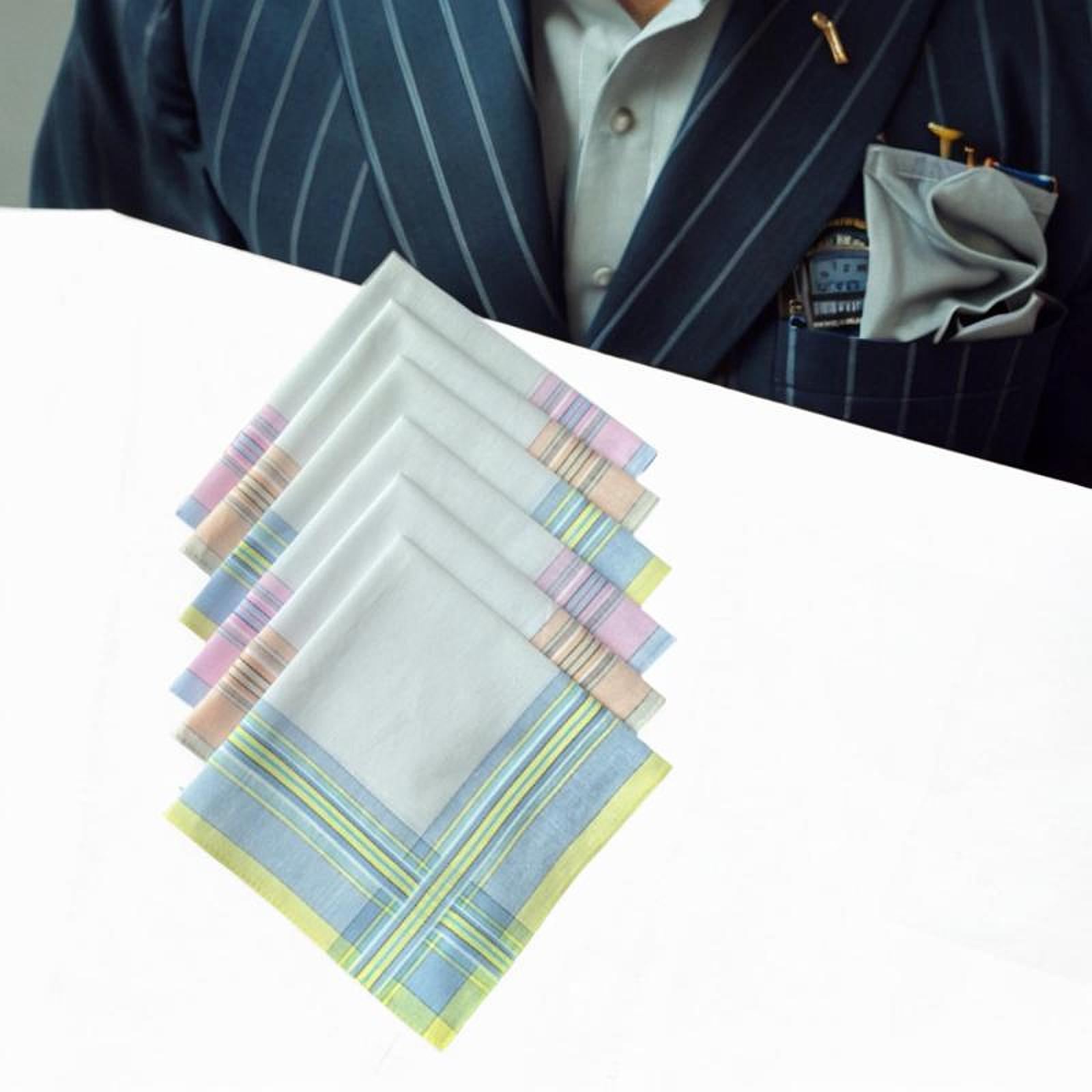6 Stück Baumwoll-Herrentaschen – Handkerchief Cotton Men Bewertung und Preis