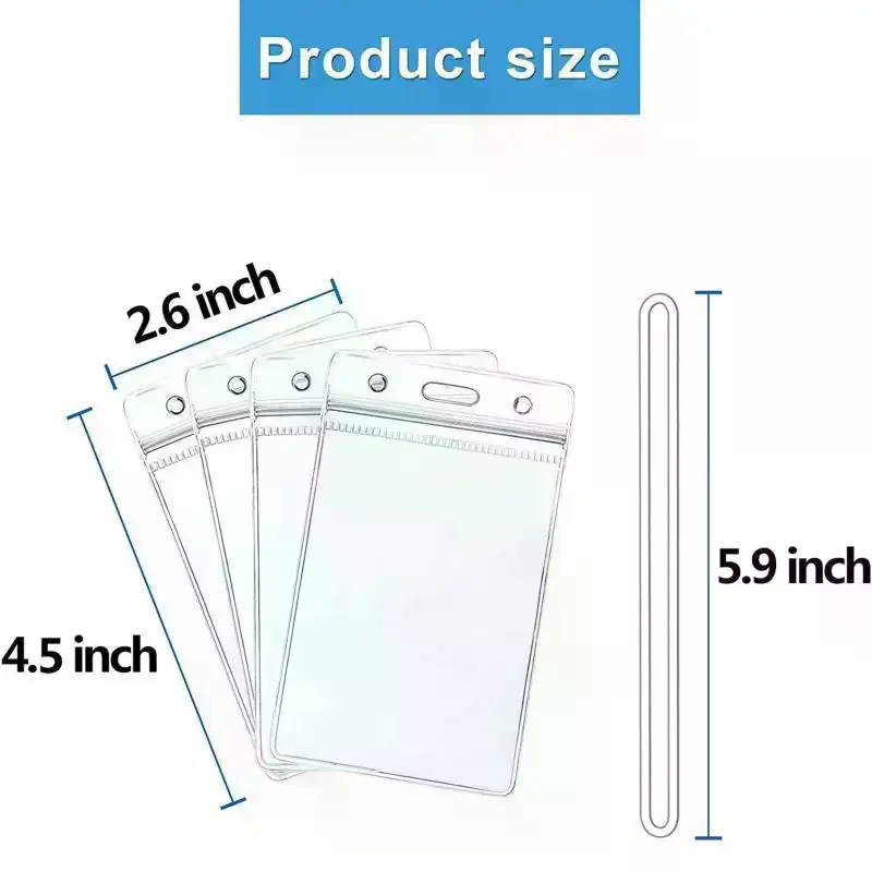 10 Stück transparente Ausweish – Lanyard Badge Holder Bewertung und Preis