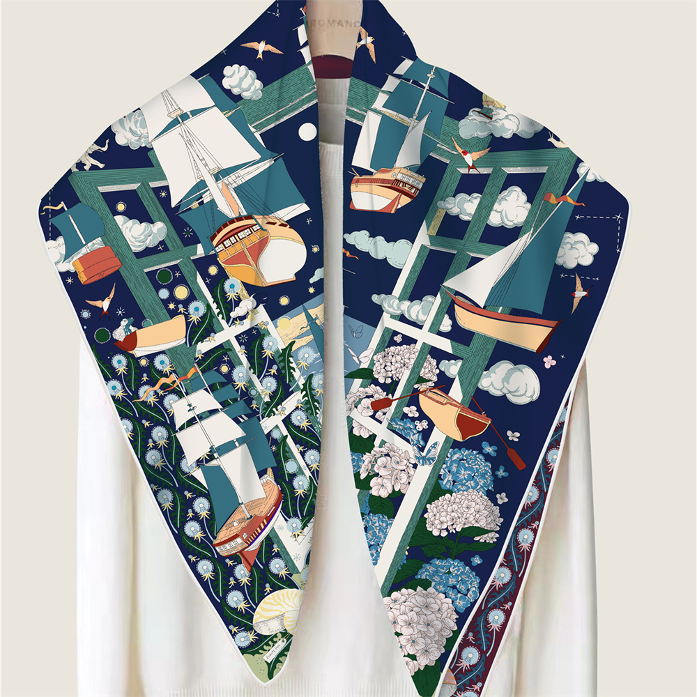 90CM Marken-Seidenschals, dopp – Face Scarf Mask Bewertung und Preis