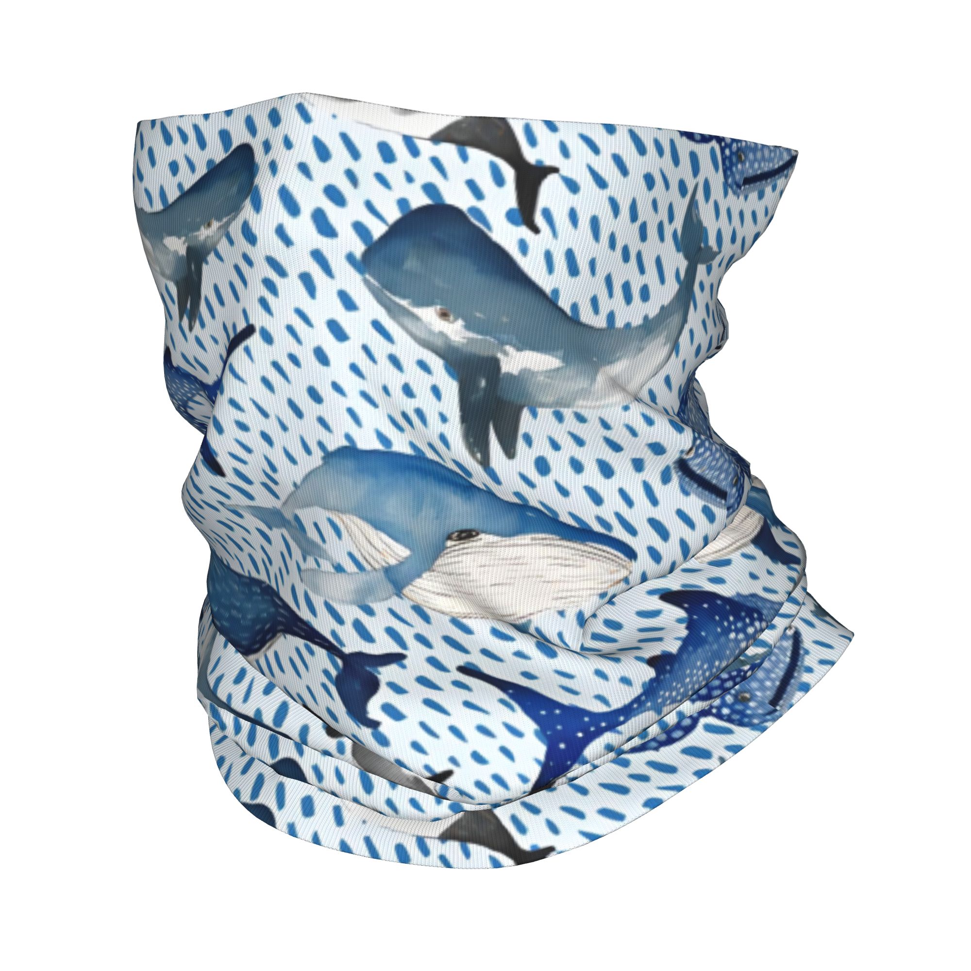 Benutzerdefinierte blaue Aquar – Neck Warmer Tube Bewertung und Preis