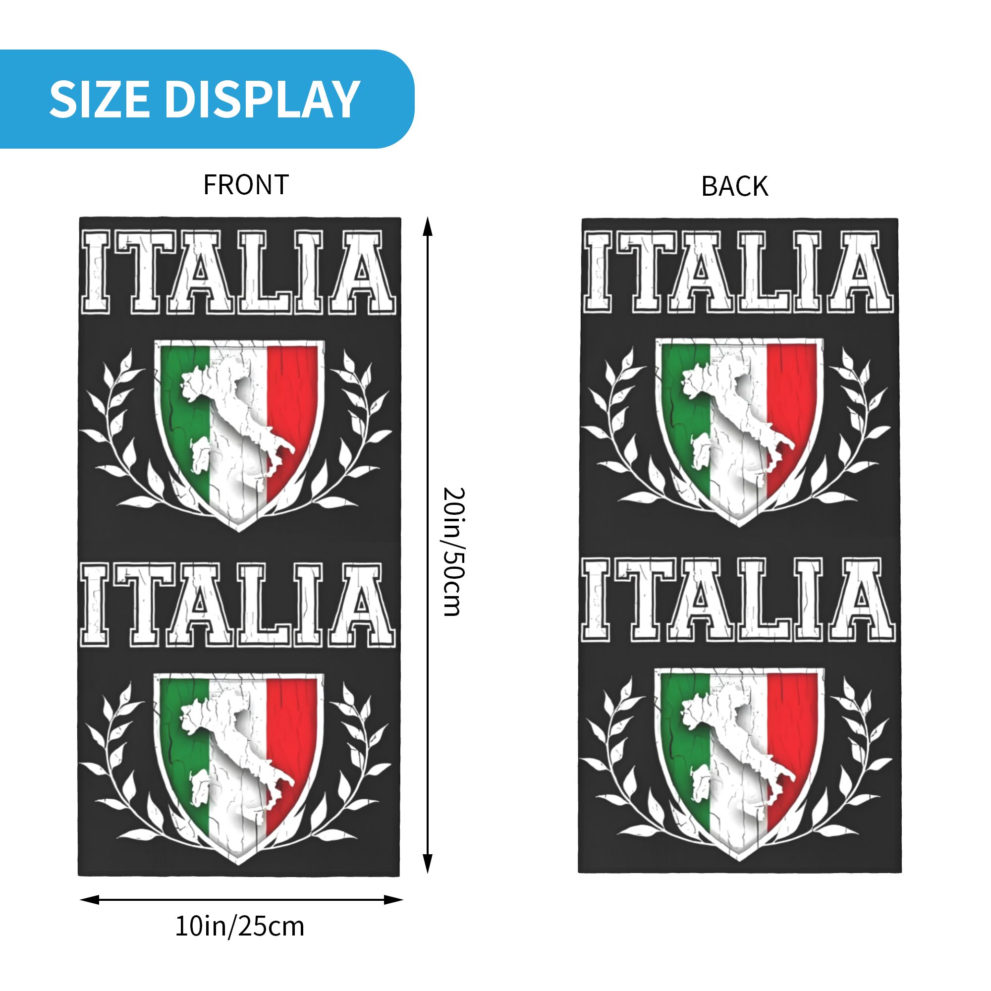 Benutzerdefinierte Italien Fla – Neck Warmer Tube Bewertung und Preis