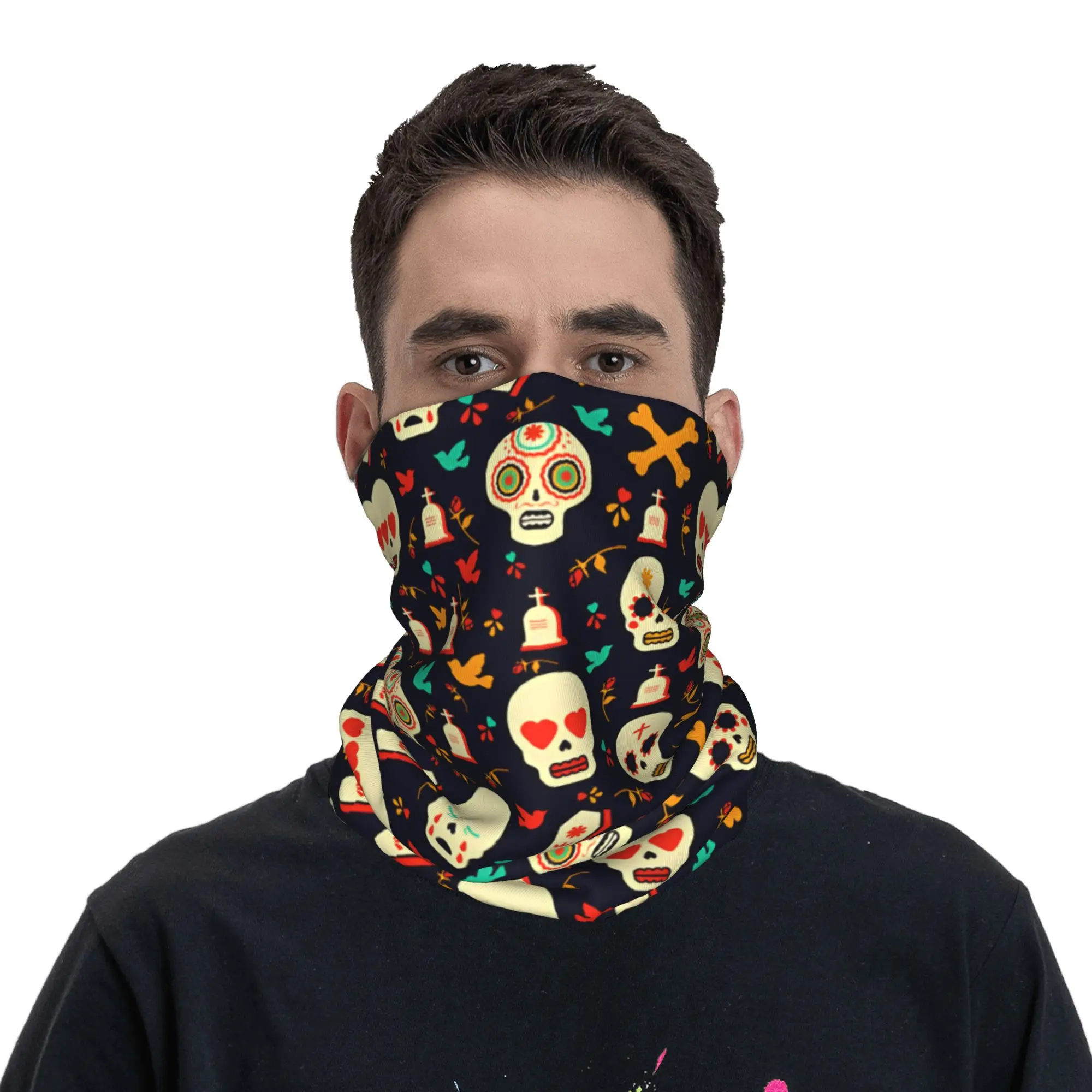 Neues mexikanisches Blumen-Zuc – Neck Warmer Tube Bewertung und Preis