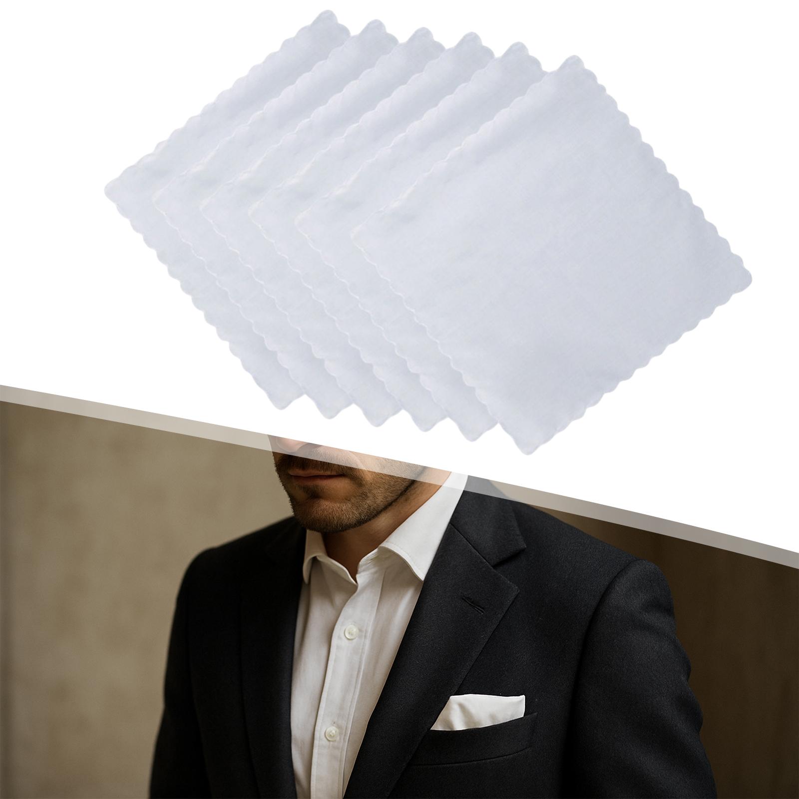 6 Stück Baumwoll-Taschentücher – Handkerchief Cotton Men Bewertung und Preis