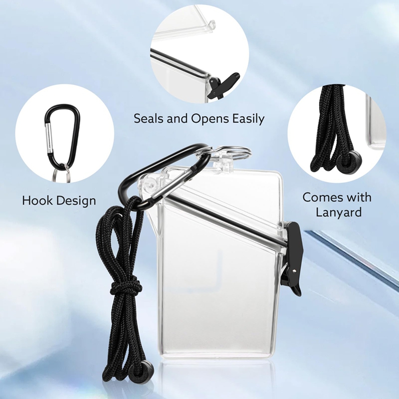 5er-Pack Wasserdichte ID-Auswe – Lanyard Badge Holder Bewertung und Preis