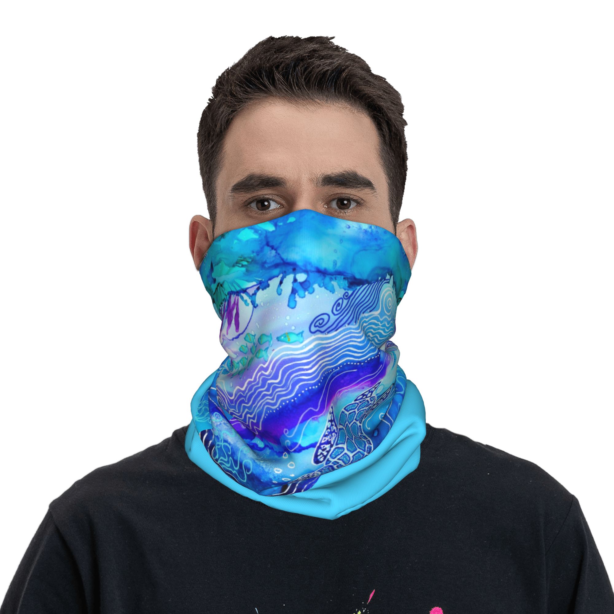 Maßgefertigtes Meeresschildkrö – Neck Warmer Tube Bewertung und Preis