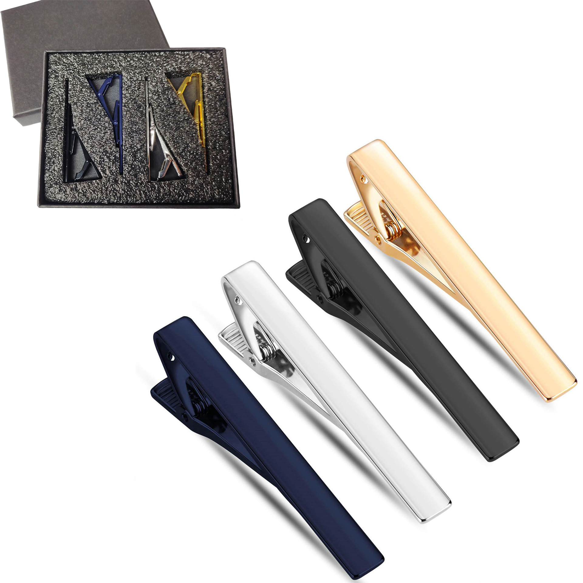 Metall-Krawattenklammern 1/4/6 – Tie Bar Set Gift Bewertung und Preis