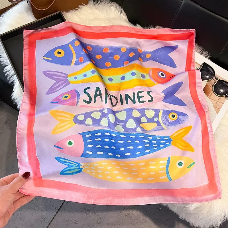 Modische Fischmuster Quadratis – Face Scarf Mask Bewertung und Preis