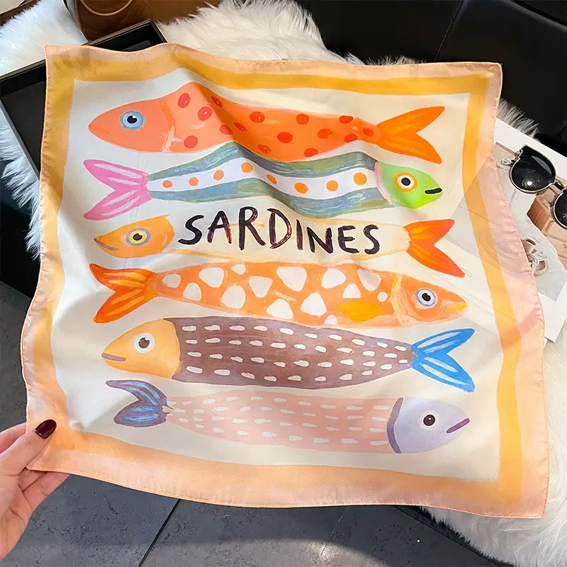 Modische Fischmuster Quadratis – Face Scarf Mask Bewertung und Preis