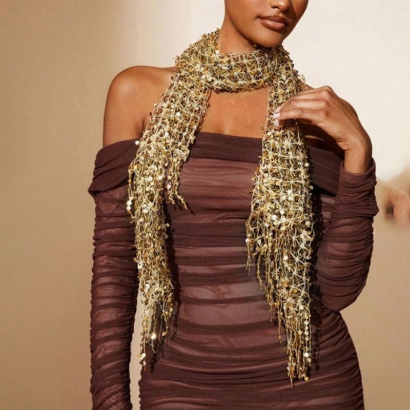 Y3NE Verzierte Pailletten Hoch – Stole Wedding Shawl Bewertung und Preis