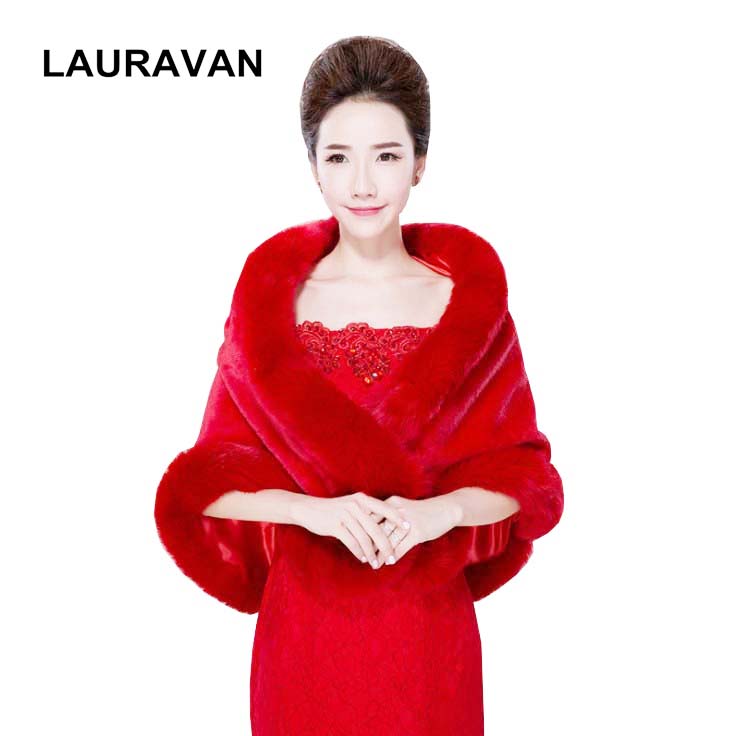 Rote Braut-Umhänge Winter Kuns – Stole Wedding Shawl Bewertung und Preis