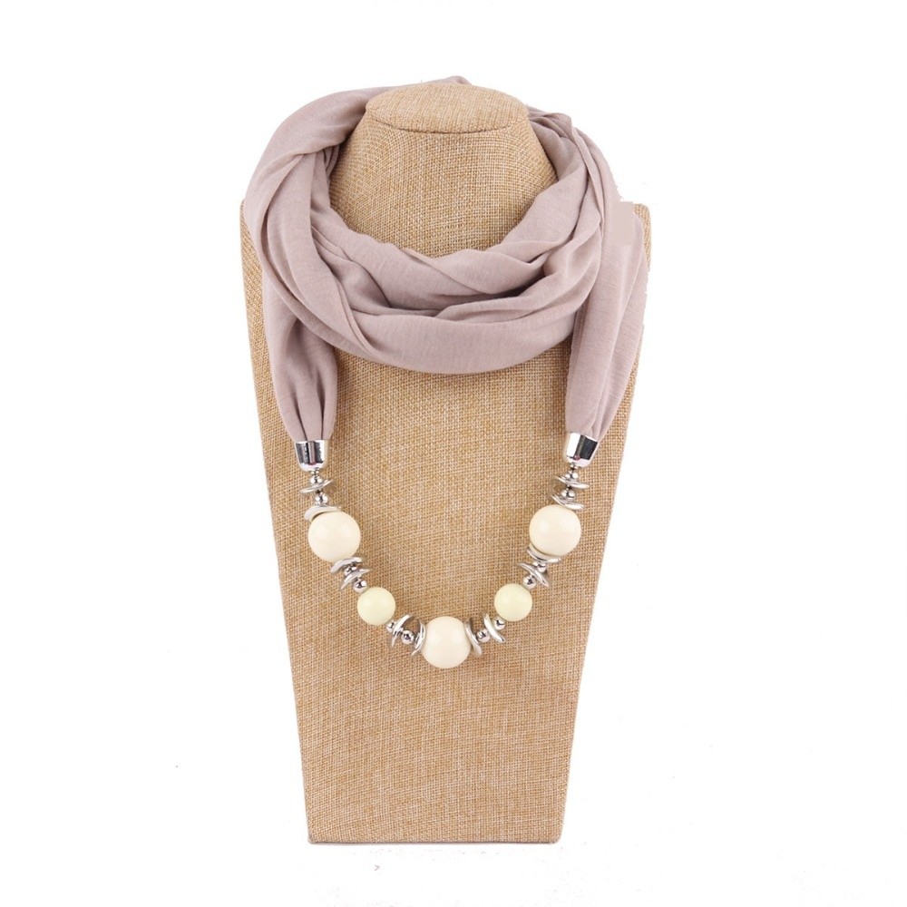 Neuer Chiffon-Schal mit Perlen – Infinity Scarf Knit Bewertung und Preis