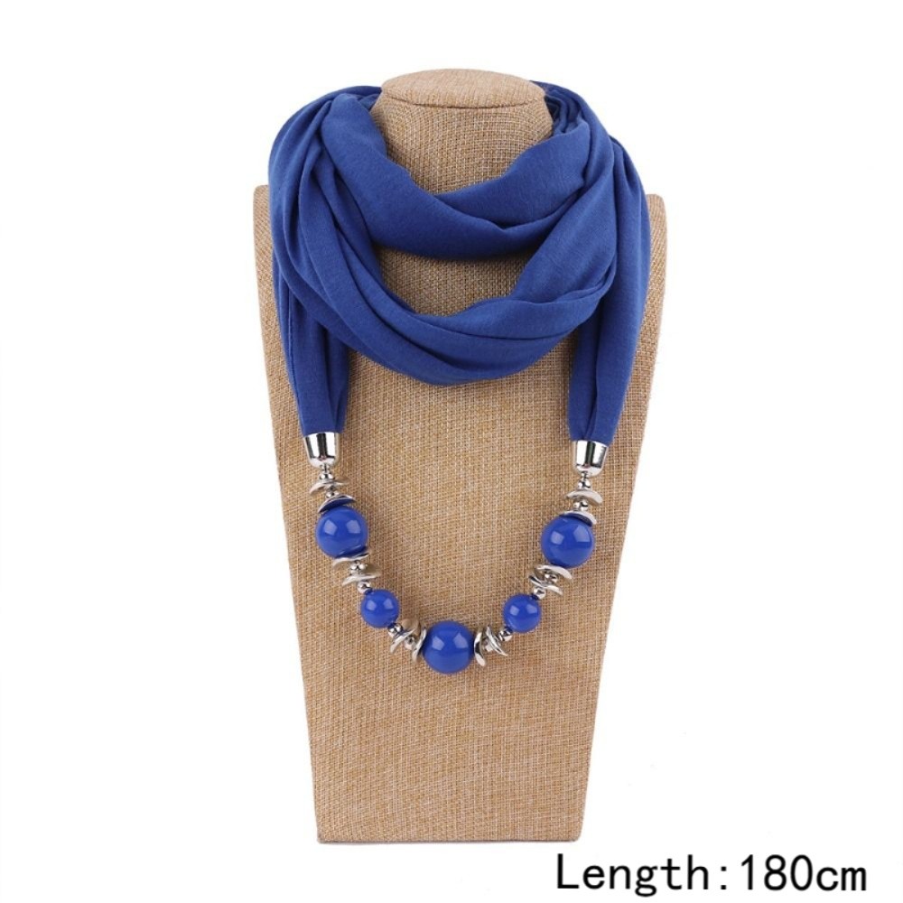 Neuer Chiffon-Schal mit Perlen – Infinity Scarf Knit Bewertung und Preis