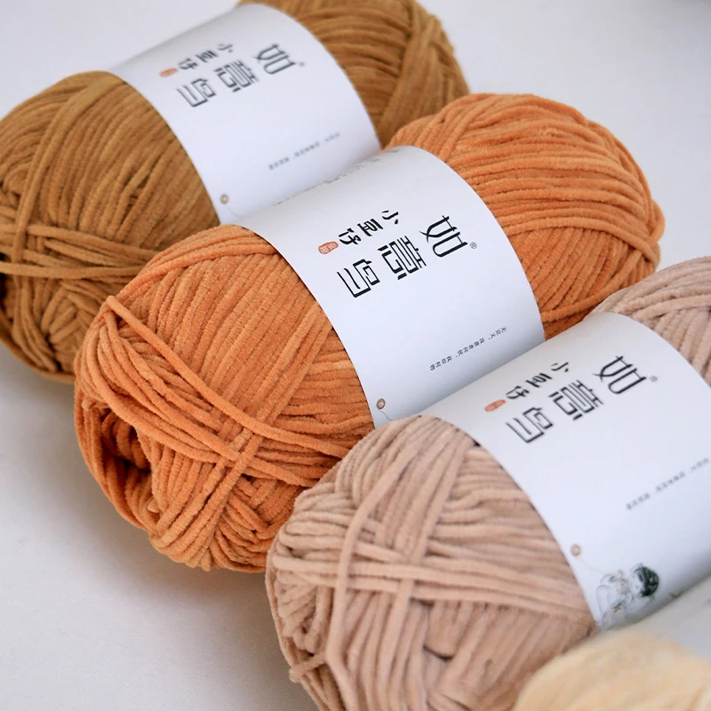 50g/Rolle 3mm Dünnes Chenille- – Woven Scarf Blanket Bewertung und Preis